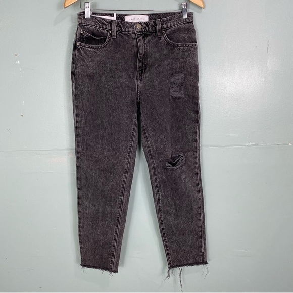 Iro Jeans Black Faded Distressed Sz 27 - Picture 1 of 7